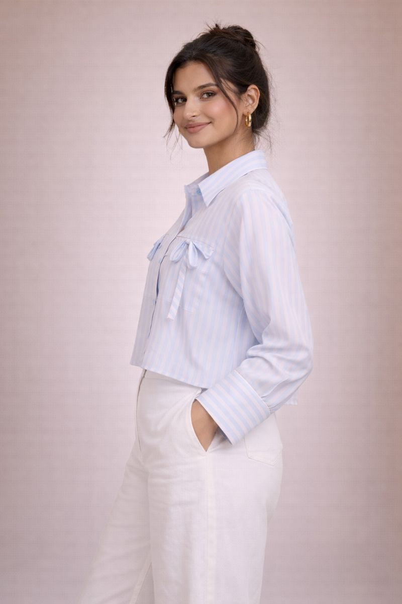 Luxury Raymond Cotton Printed Shirt for Women | Sophisticated Daily Wear D43
