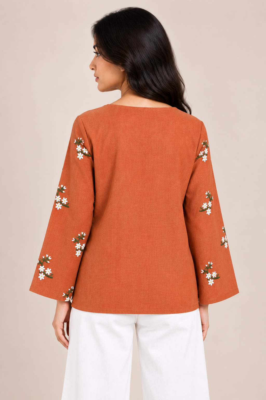 Stylish Floral Printed Women’s Top D85