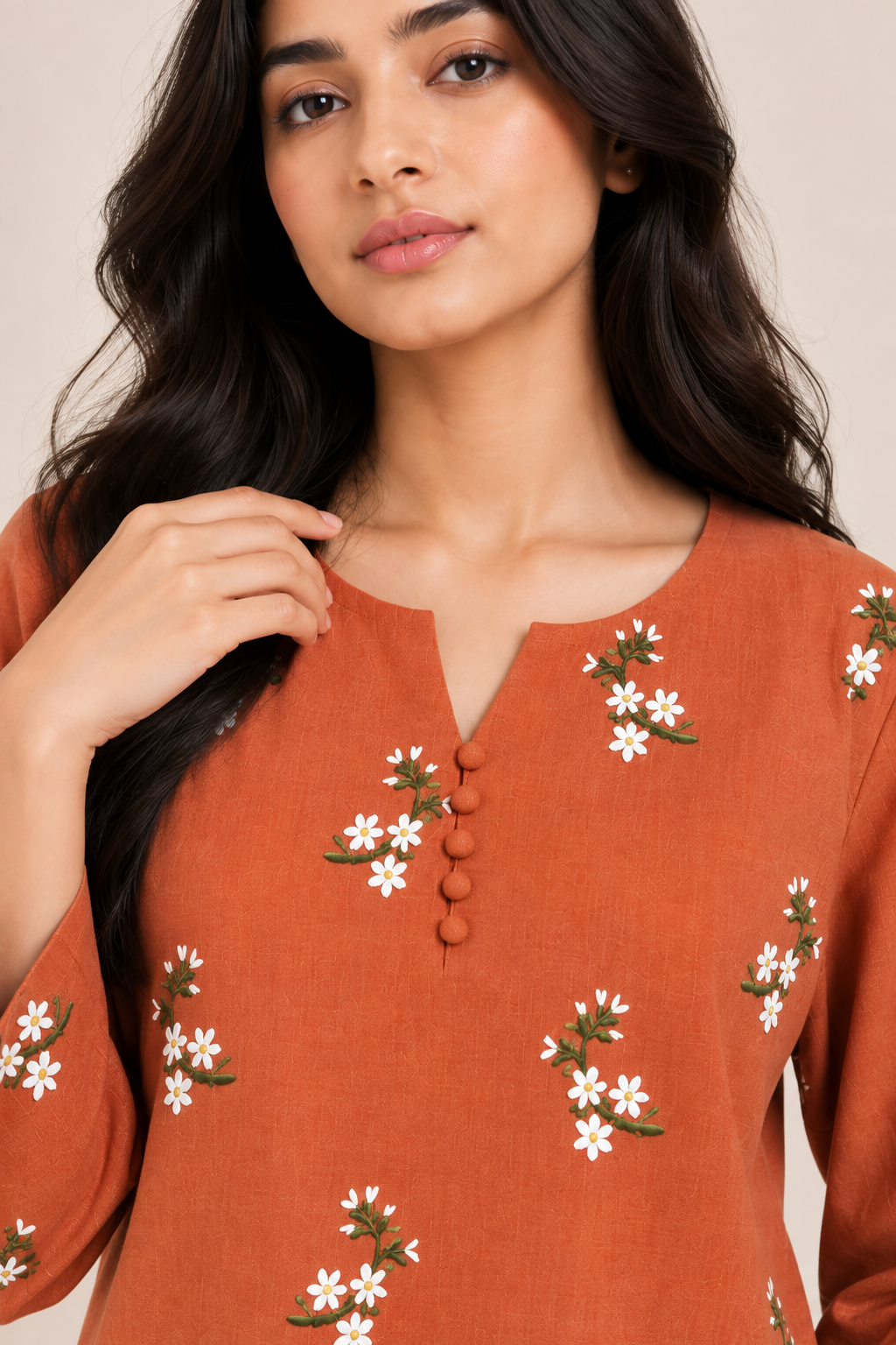Stylish Floral Printed Women’s Top D85